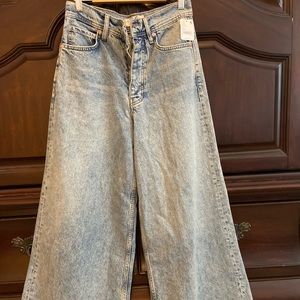 Free People wide leg jeans